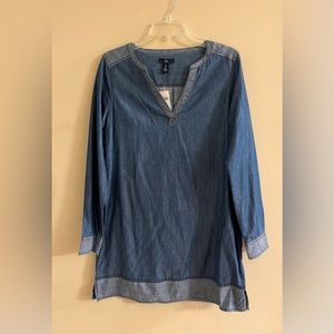 NWT Gap denim tunic size S